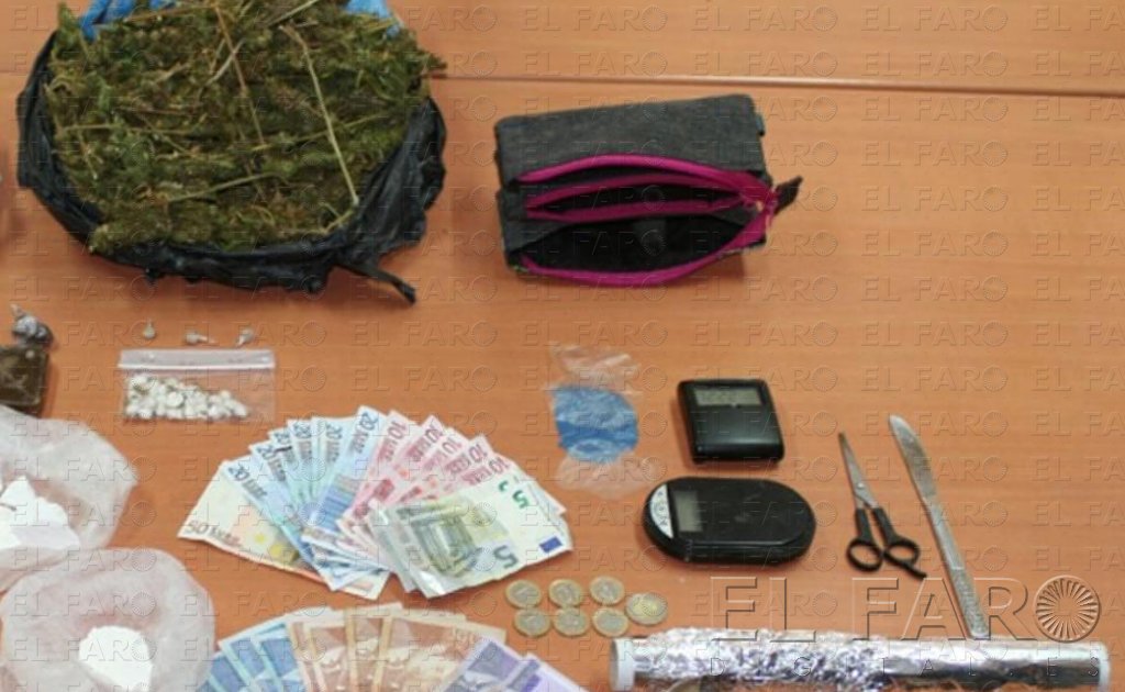La Policía detiene a 5 personas en La Cañada por tráfico de drogas