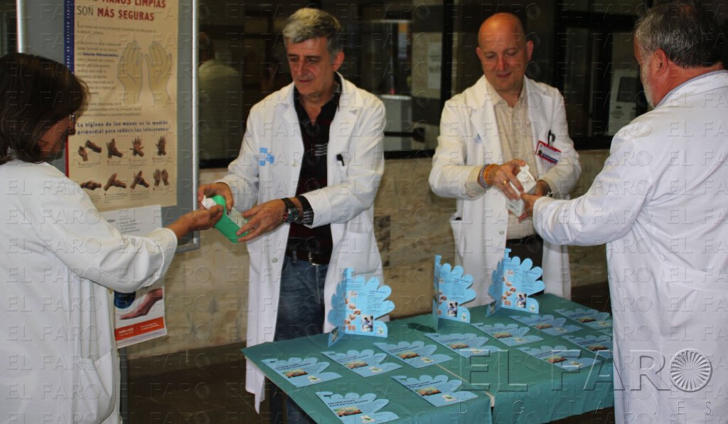 El Comarcal ‘convence’ a los sanitarios de que unas manos limpias salvan vidas