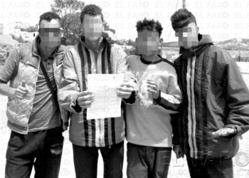 fotosmelilla 2014 05 28 Tania Costa 01 14 15 Unos 50 inmigrantes marroquíes y argelinos acampan junto al CETI