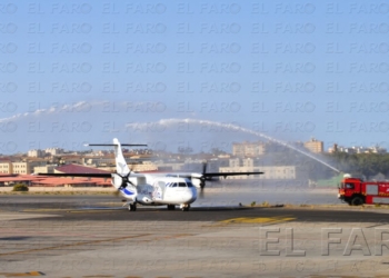 fotosmelilla 2014 06 22 rebeca 7 1 Melilla Airlines inaugura la nueva ruta con Badajoz con sólo ocho pasajeros