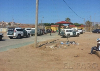 fotosmelilla 2014 06 24 Tania Costa CETI altercado Seis detenidos y un herido, en una pelea entre sirios y subsaharianos en el CETI