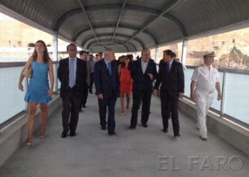 fotosceuta 2014 07 18 melilla IMG 1102 El Puerto inaugura su nueva pasarela, con la que conectará todos los muelles