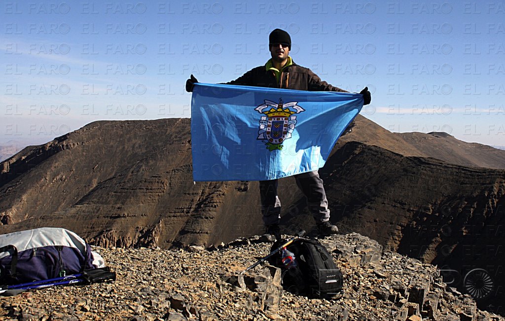 La bandera de Melilla ‘recorre’ el mundo