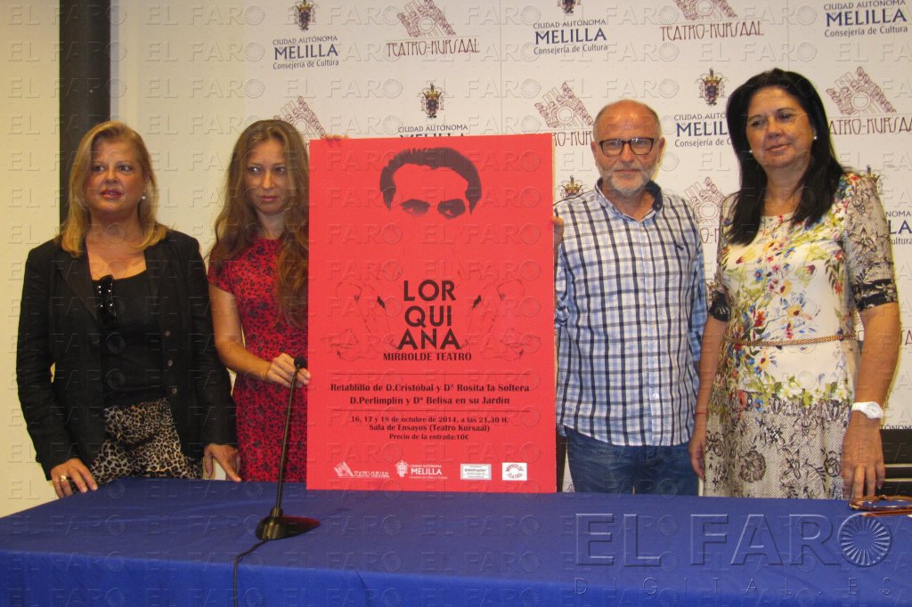La sala de ensayos del Kursaal acoge por primera vez una obra teatral, ‘Lorquiana’