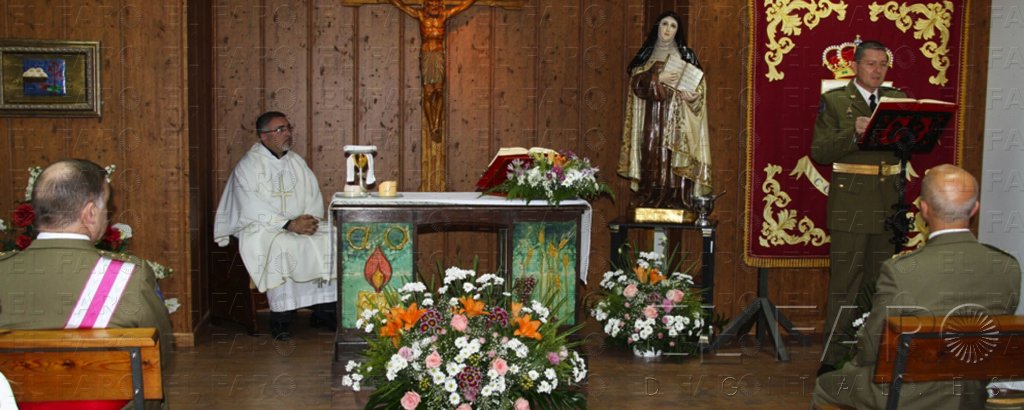 Intendencia celebra la fiesta de Santa Teresa de Jesús, patrona de la unidad