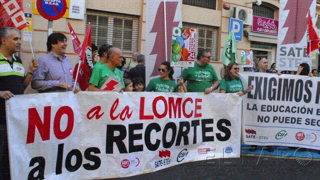 Los sindicatos salen a la calle para exigir mejores condiciones en los centros