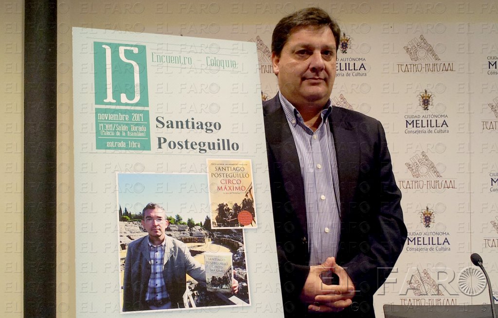 Santiago Posteguillo será el protagonista del próximo coloquio literario de Cultura