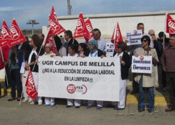 fotosmelilla 2014 11 15 rebeca 12 1 UGT y CCOO impugnarán el pliego del nuevo contrato de limpieza del Campus