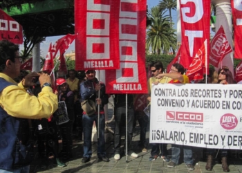 fotosmelilla 2014 11 21 rebeca 12 1 CCOO y UGT dicen que Correos podría perder 14 empleados por los recortes