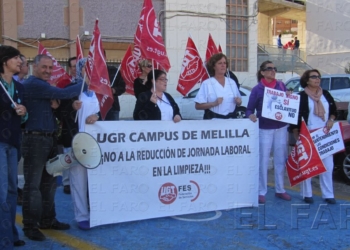 fotosmelilla 2014 11 27 rebeca 15 1 Las limpiadoras del Campus confían en la intervención de la Ciudad