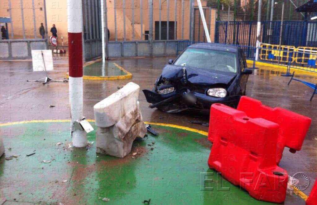 Detenido tras herir a un guardia civil en un intento de entrada con ‘vehículo kamikaze’