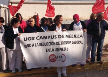 fotosmelilla 2015 03 10 rebeca 19 1 UGT teme que la UGR haya subido el presupuesto de la limpieza del Campus para “pagar despidos”