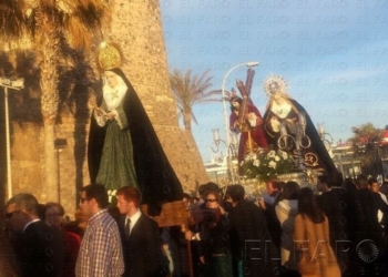 fotosmelilla 2015 03 30 rebeca 4 1 El Nazareno lleva sus titulares a la Plaza de Toros y procesionará hoy La Sentencia