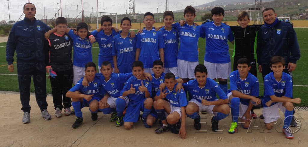 Los infantiles de la UD Melilla, compañerismo y valores