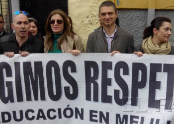 fotosmelilla 2015 04 15 dori 17 1 Sólo el 10% de docentes del Mediterráneo apoyó la concentración de los sindicatos