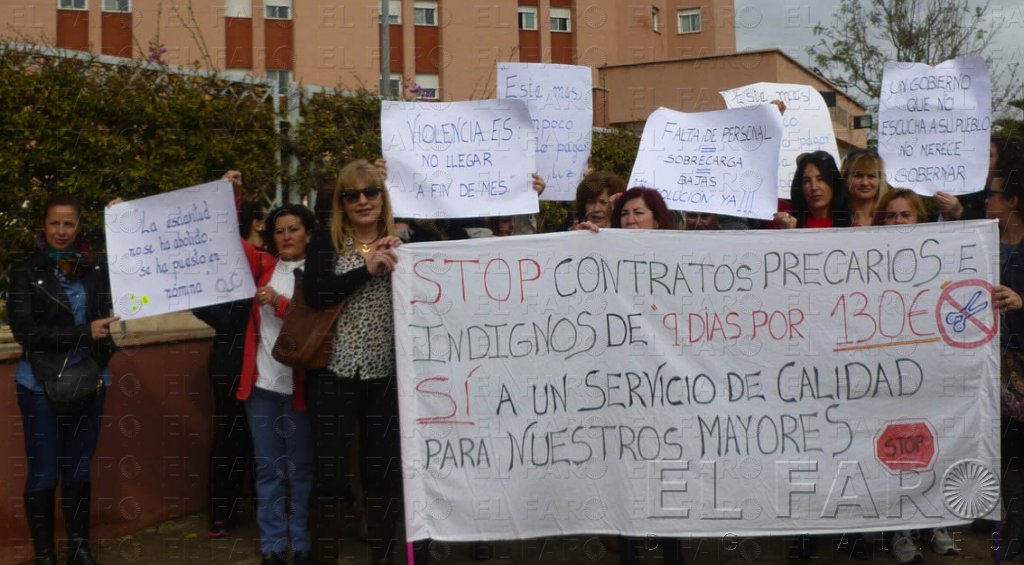 Las auxiliares afirman que Quesada dice que los contratos del Imserso son “precarios”