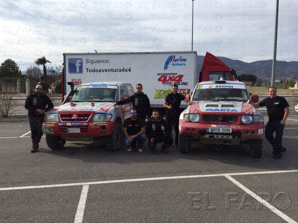 Los hermanos Gisbert y Javier Guerrero, presentes en la Baja Almanzora 2015