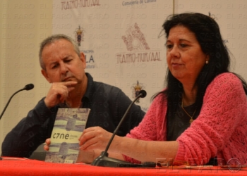 fotosmelilla 2015 05 05 P 19 01 Los directores Manuel Gutiérrez Aragón y Pablo Berger, en las mesas sobre cine
