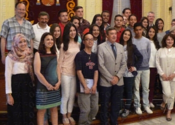 fotosmelilla 2015 05 14 dori contra ies rusadir comenius Alumnos de cuatro países analizan el fenómeno de la inmigración