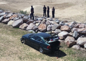 fotosmelilla 2015 05 16 asp 19 2 Un coche cae al río tras perder el control en el puente de San Lorenzo