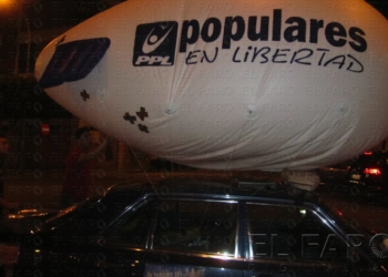 fotosmelilla 2015 05 20 dori 13 1 El tiroteo del zepelín de la campaña de PPL es un “salvaje atentado”