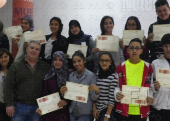 Los ‘modelos’ del IES Rusadir son alumnos que dan ‘Buentrato’