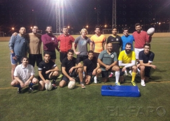 fotosmelilla 2015 08 18 DEPO 10896960 822160997858291 5251168434273858409 n El rugby playa aparece en Melilla con la disputa del I Torneo local