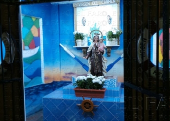 fotosmelilla 2015 08 22 dori contra Un altar marinero para la Virgen del Carmen de Peñón de Vélez