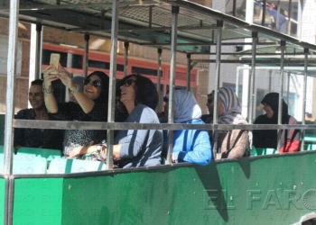 fotosmelilla 2015 09 10 P 22 1 Alfabetización y Corte y Confección se suben al ‘trenecito’ turístico de Melilla