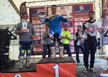 El melillense en la primera posición del pódium.