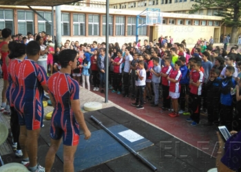 fotosmelilla 2015 11 15 DEPORTE MELILLA 28 02 La halterofilia hace una exhibición en el instituto Leopoldo Queipo