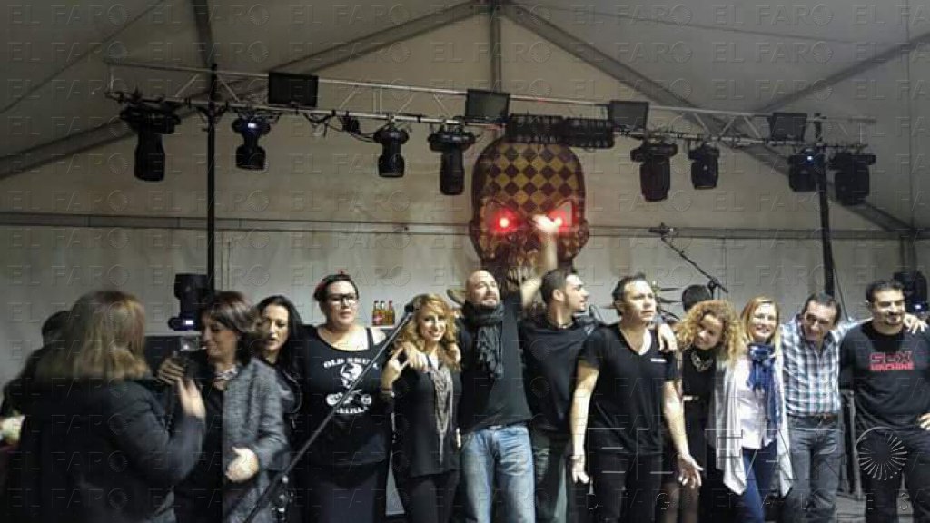 Concierto de Old Skull en honor a Santa Bárbara en la base Alfonso XIII