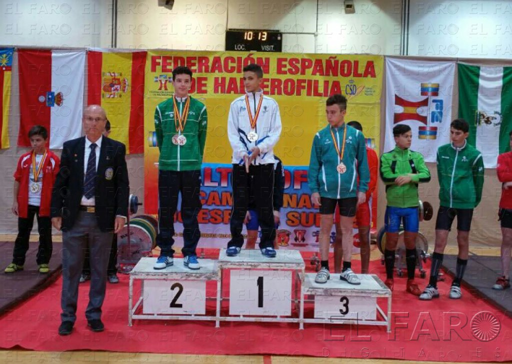 Yusef Mehand logra tres medallas de oro en los Nacionales Sub-15