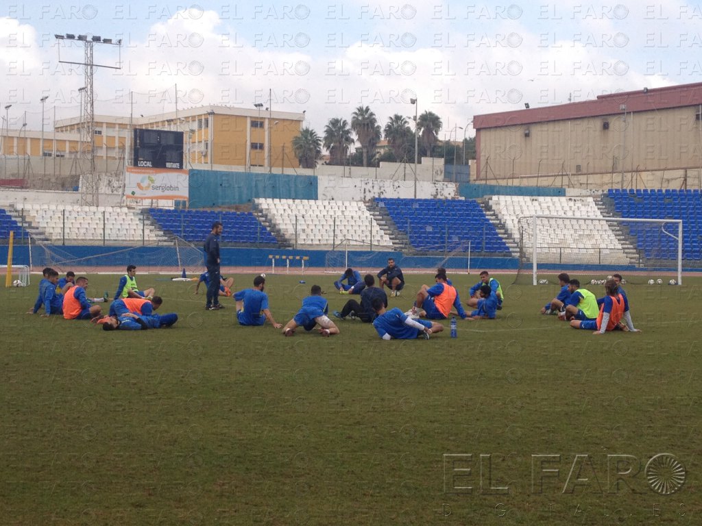 Sesión intensa para la UD Melilla en el ecuador de la semana
