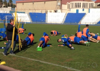 fotosmelilla 2016 01 21 depor 24 02 El plantel unionista se entrena en doble sesión de trabajo