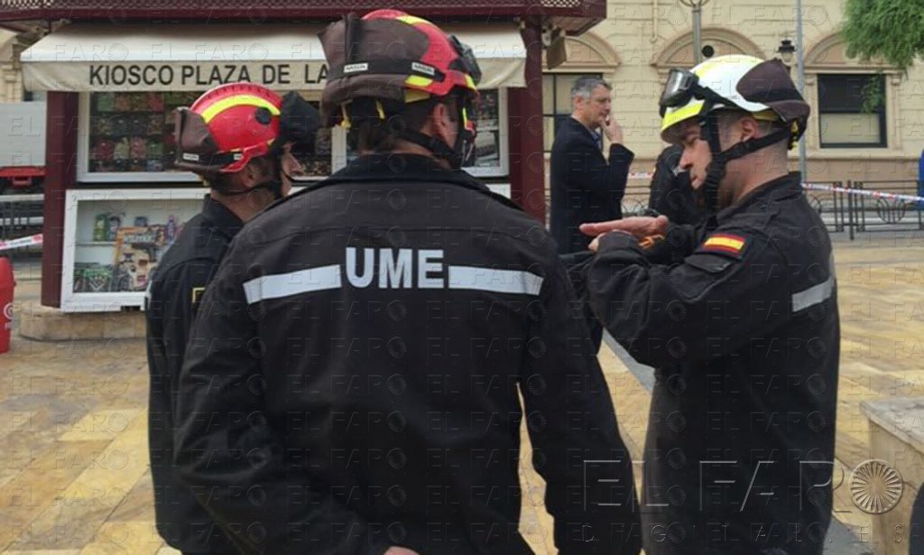 La UME manda a 11 militares a Melilla para asesorar en evaluación de daños