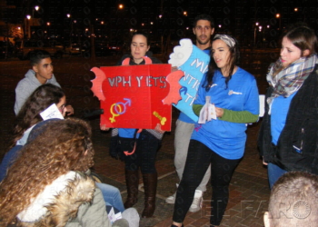 fotosceuta 2016 03 05 Antonio DSCF5485 Alumnos de Enfermería informan a los jóvenes melillenses sobre educación sexual