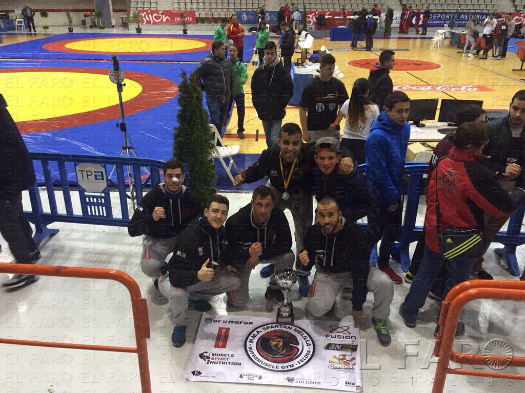 Abdelmayil Mohamed, subcampeón de España de MMA