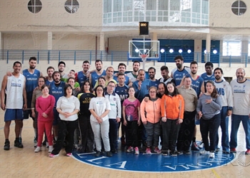 fotosmelilla 2016 03 31 fotos deportes IMG 0349 copia Aspanies Plena Inclusión rinde visita al Melilla BC