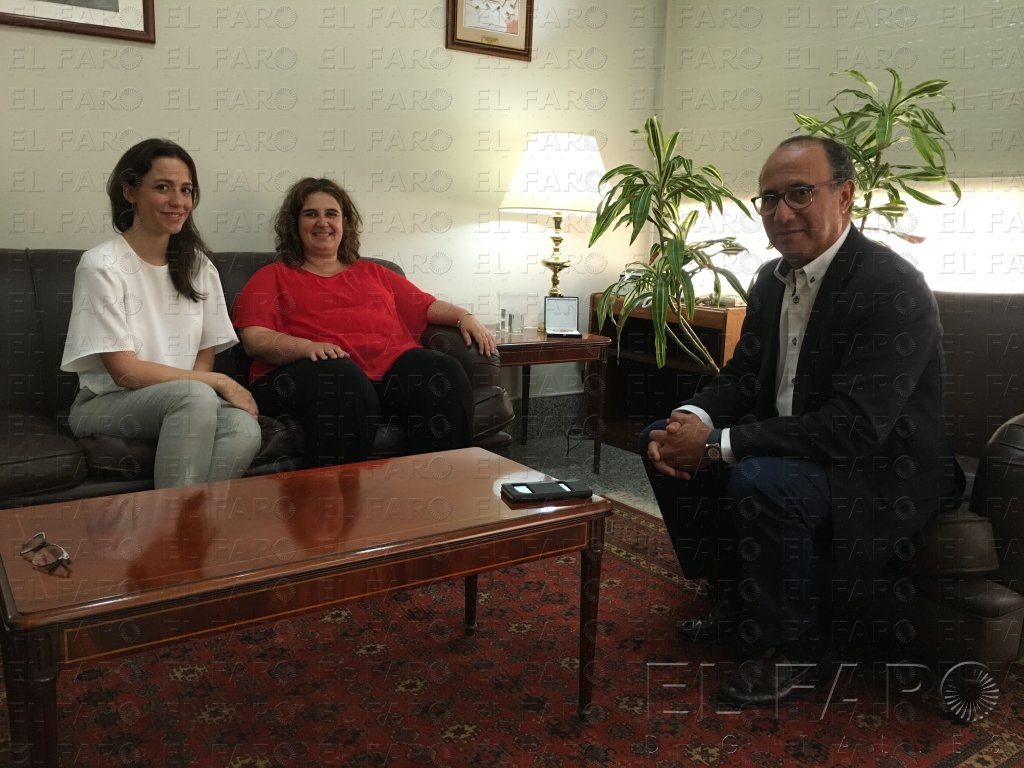 El Barkani, con las abogadas del Estado