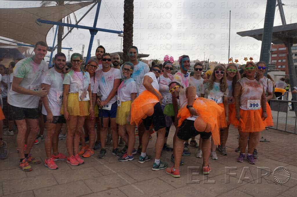 Un grupo de participantes.
