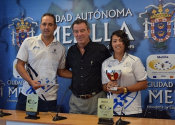 fotosmelilla 2016 08 04 DEPORTE MELILLA DSC 0607 copia Voley Playa: Almudena Martín recibe los honores