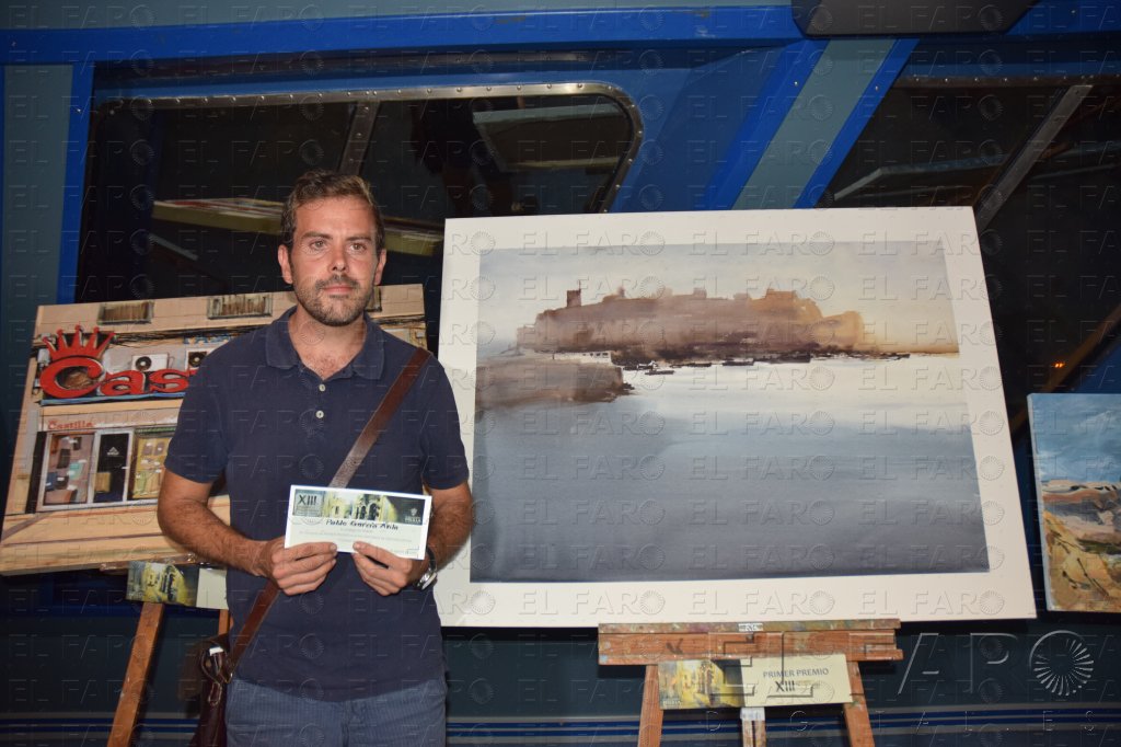 Pablo García obtiene el primer premio del XIII Certamen de Pintura Rápida