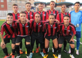 Primer once inicial que puso el liza el Rusadir CF, en esta categoría nacional.