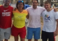 IMG 20160902 WA0001 El Fitness y la halterofilia se unen las manos en la playa