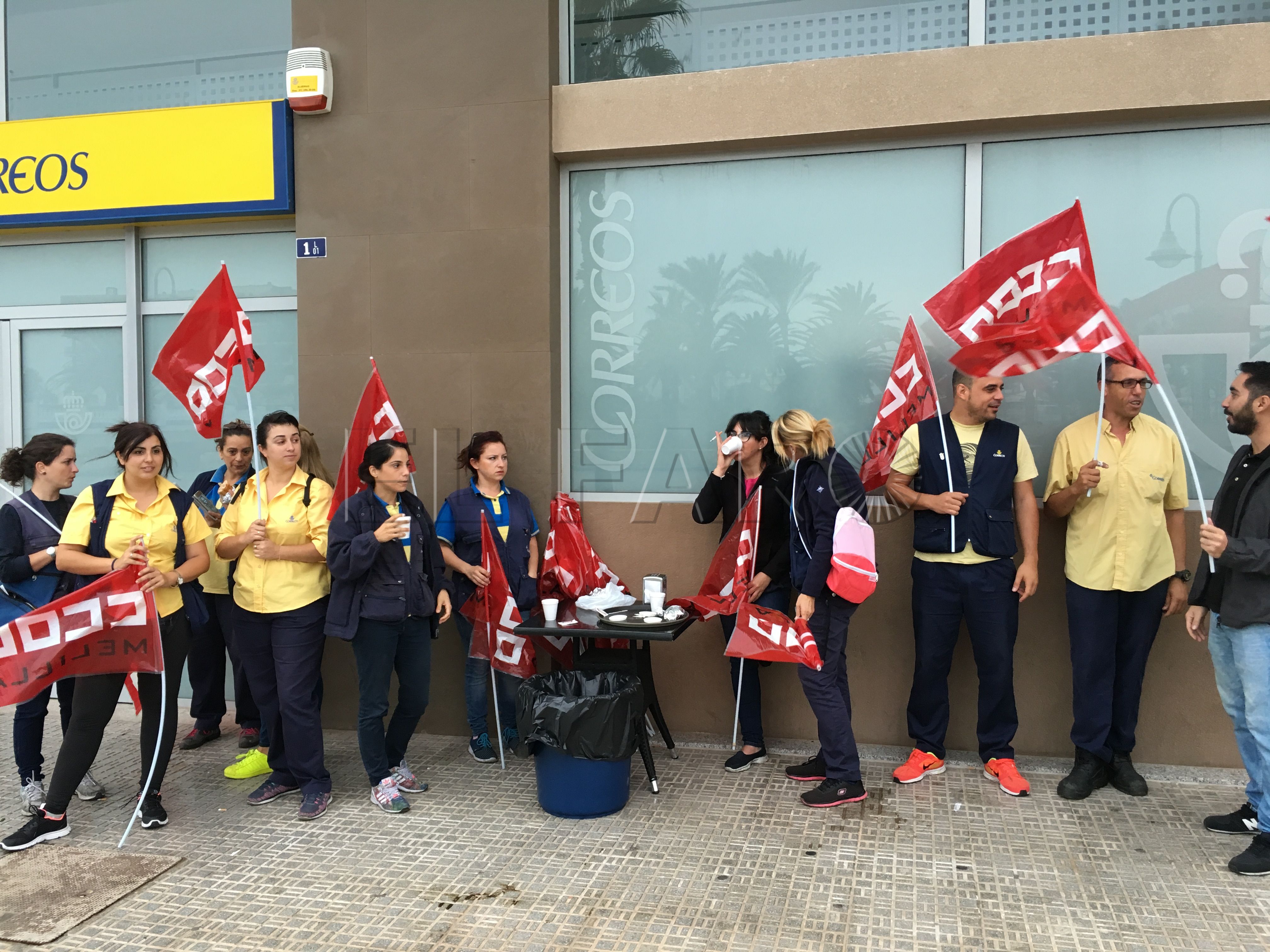 CCOO espera que los problemas en Correos llegue a la Asamblea de Melilla