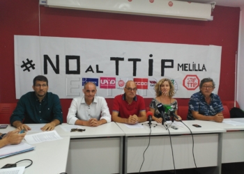 IMG 20161010 100255 Sindicatos y partidos políticos se manifiestan el lunes contra el tratado de libre comercio