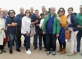 17 1 1 Visitantes de varios continentes