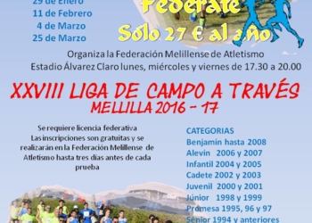 La competición de Campo a través comenzará el próximo 26 de noviembre.