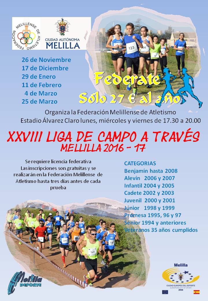 Publicado el calendario de competición